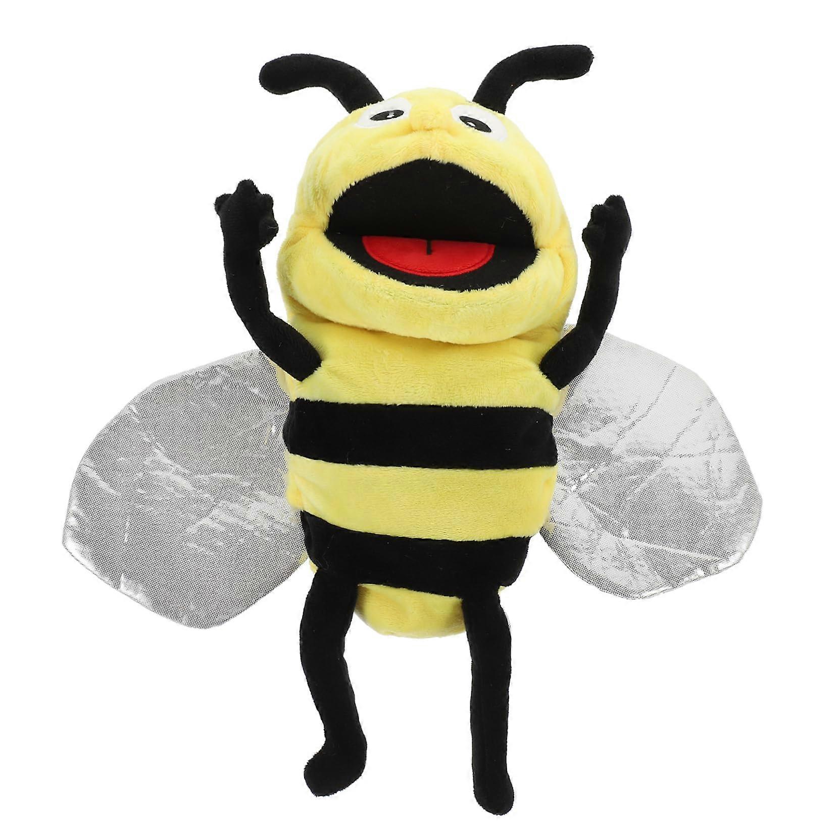 Bee Hand Puppet, Bee Toy Dolls, Cute Bee Finger Puppet Dolls