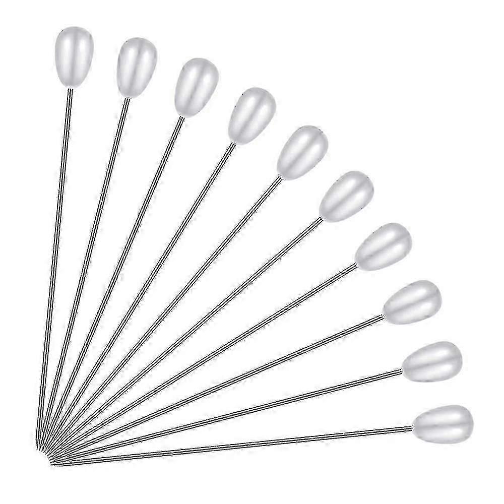 400 Pcs Long Teardrop Pearl Pins Straight Corsage Pins Sewing Pins Boutonniere Pins for Sewing Craf