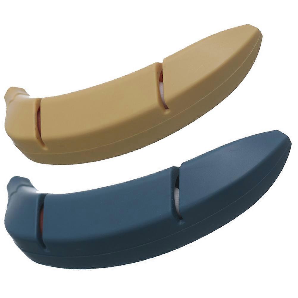 Sharpening Tool Sharpeners Sharpening Enthusiasts Yellow 2Pcs