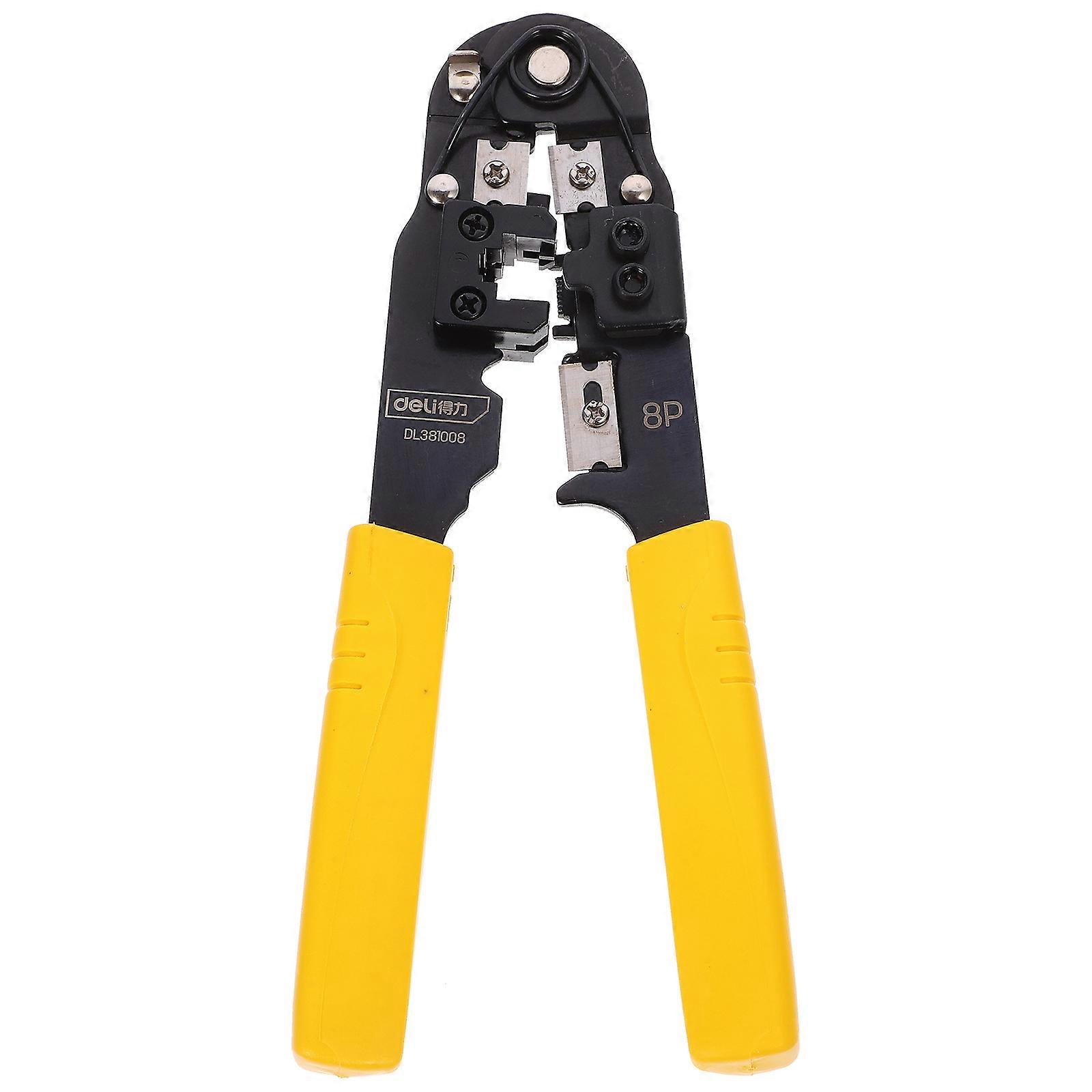 Engineer Pliers For Network Installation Rj45 Connector Wire Crimping Cutting Stripping 20.00X6.00X2.00Cm 1Set