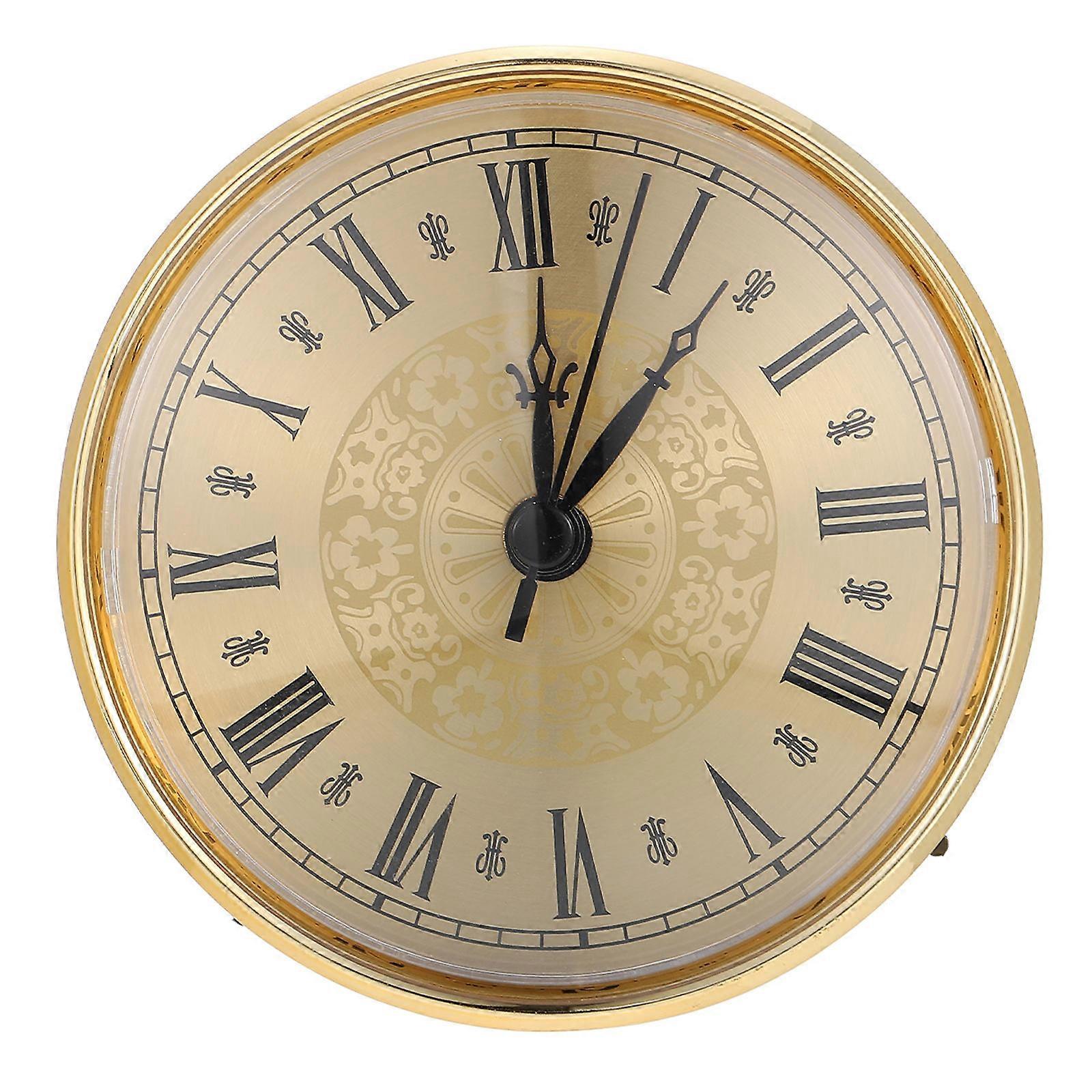 Retro Style DIY Quartz Clock Insert for Home Bedroom Decoration – Compact Silent Wall Clock Core for Creative Interior Design