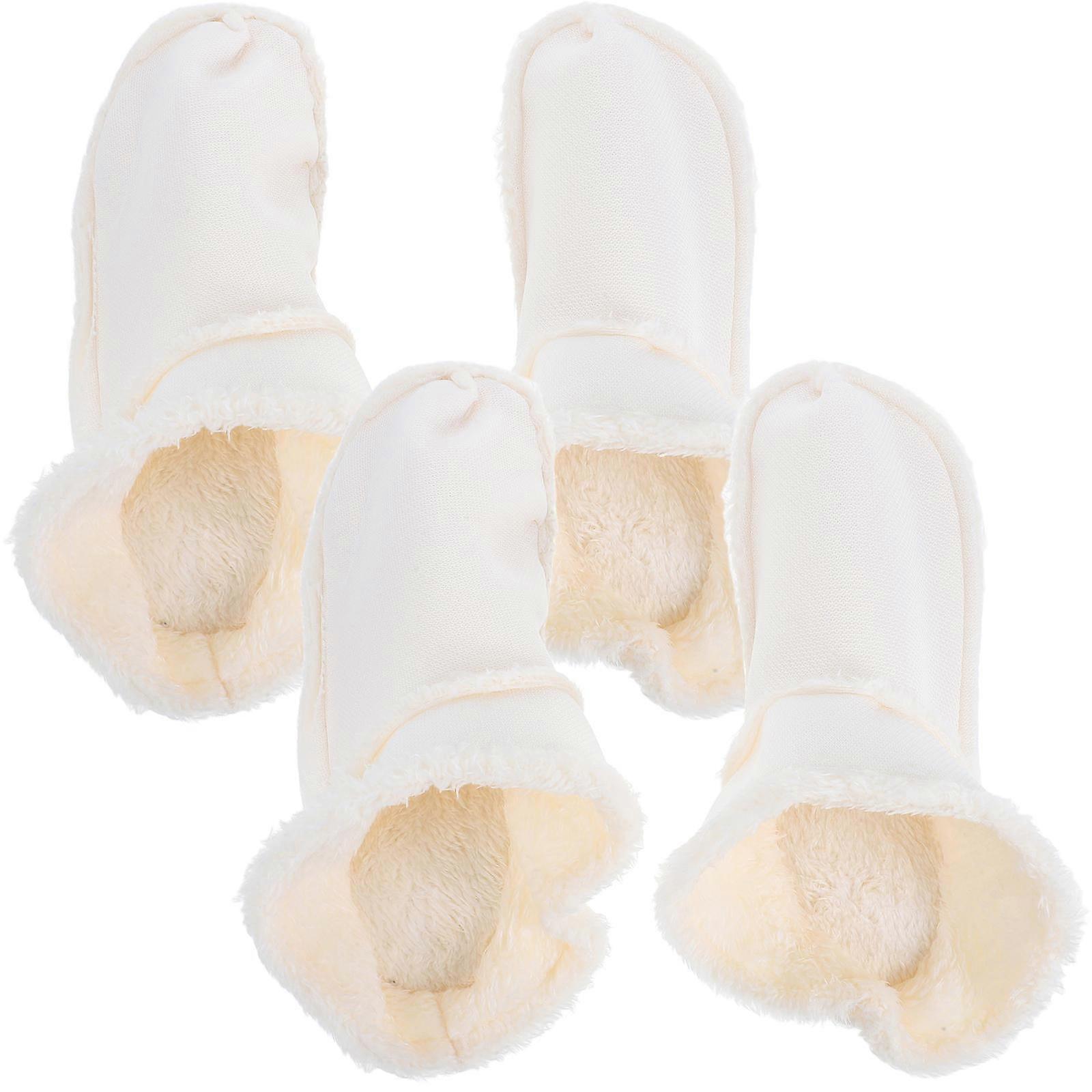 2 Pairs Detachable Slipper Linings for Clogs Soft Plush Inner Cushion Inserts for Autumn and Winter, Lightweight & Washable Fleece Design