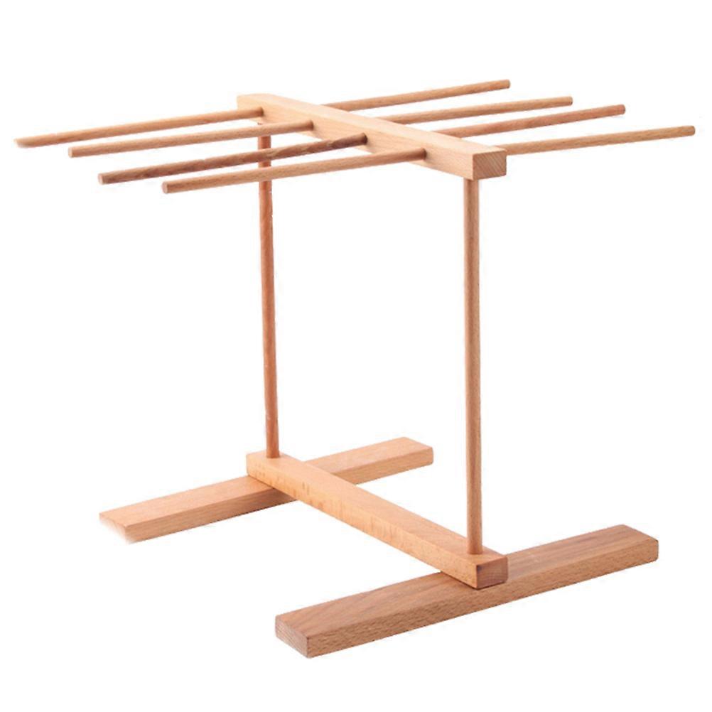 Portable Collapsible Noodle Drying Rack Stand for Spaghetti, Fettuccine, and More – Natural Unfinished Kitchen Accessory