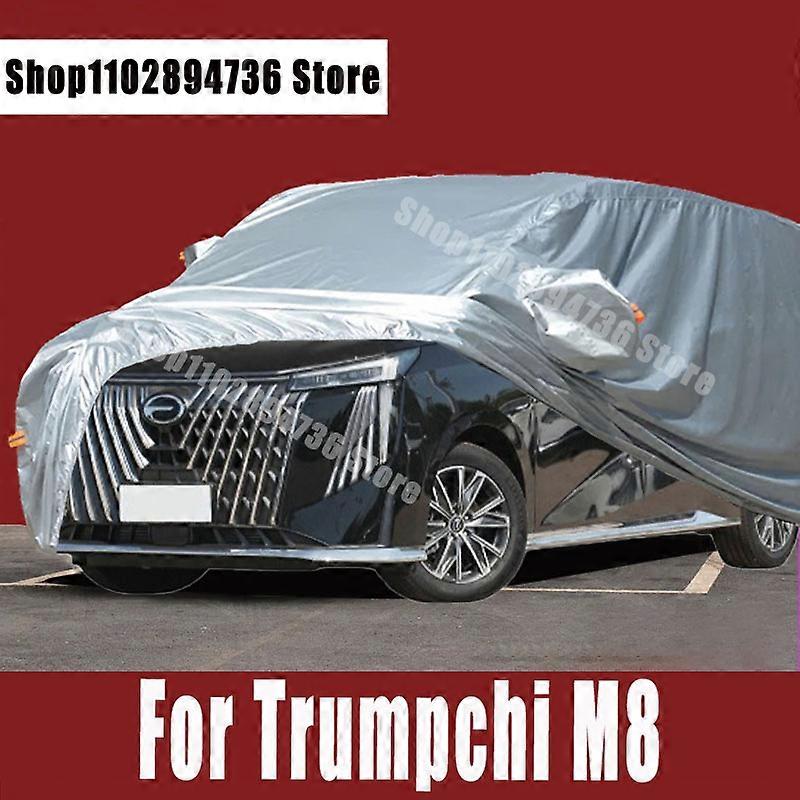 For Trumpchi M8 Car Covers Outdoor Sun uv protection Dust Rain Snow Protective Auto Protective cover