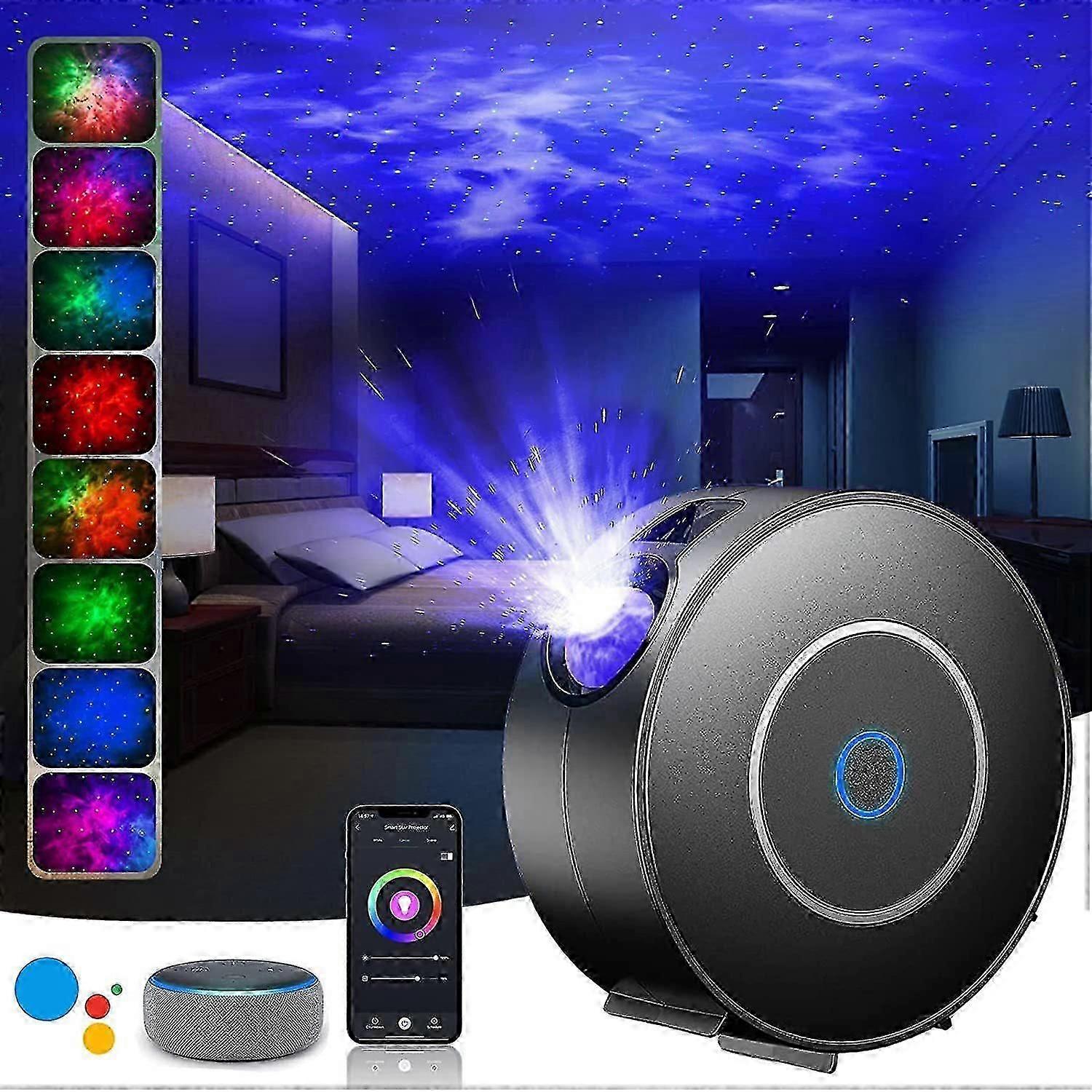 2025 Latest Model Star Projector Night Light with Timer Function/Voice
