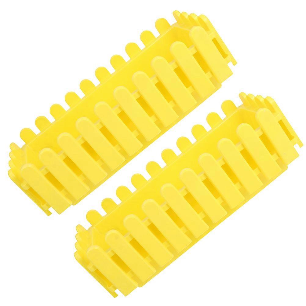 Window Box Planter Rectangular Flower Container Garden Use Plastic Material Planting Pot Decorative Drainage Holes 2Pcs