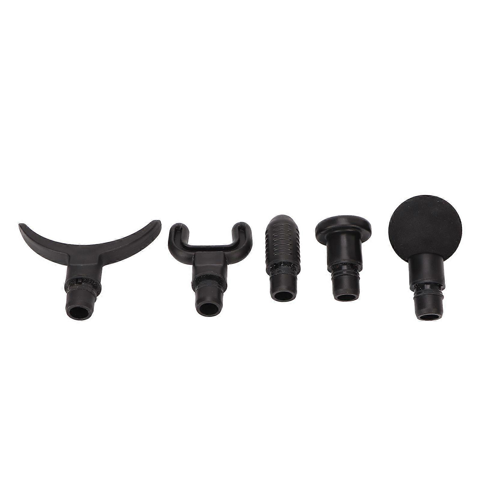 5pcsディープティシューマッサージャーヘッドセットEVA筋肉マッサージャー用交換可能なヘッドアタッチメント0.7インチYMMR)