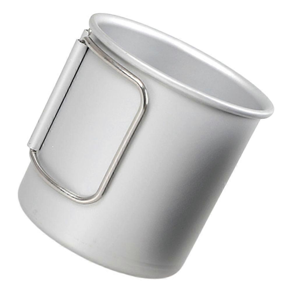 Foldable Aluminum Alloy Water Cup for Camping, Hiking – Lightweight, Durable, Easy to Clean Beverage Mug for Coffee, Tea, Juice