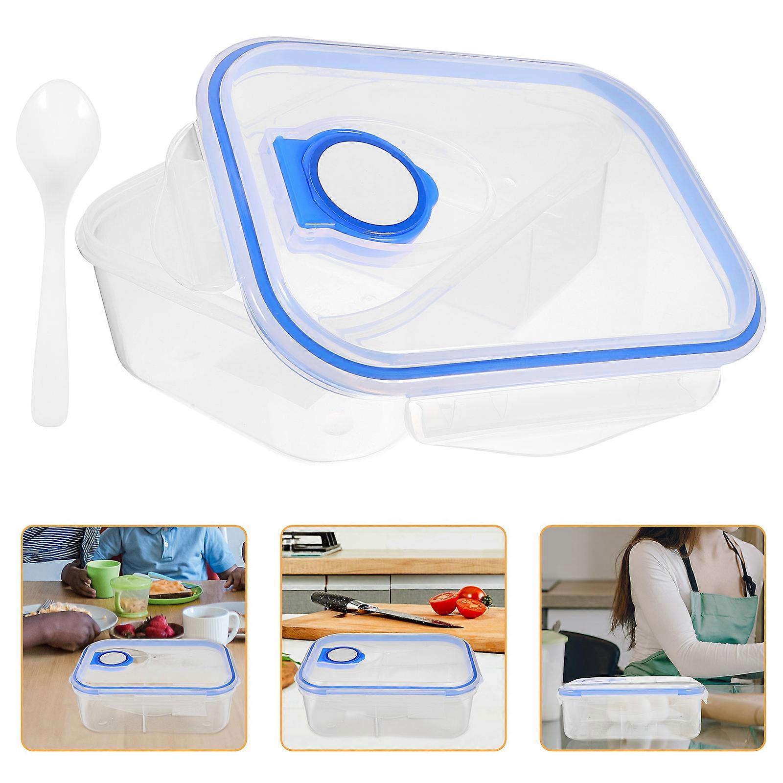 Airtight Food Storage Container Freezer Containers for Food Storage Reusable Fruit Storage Box 7.27X5.11X2.36in 2Pcs