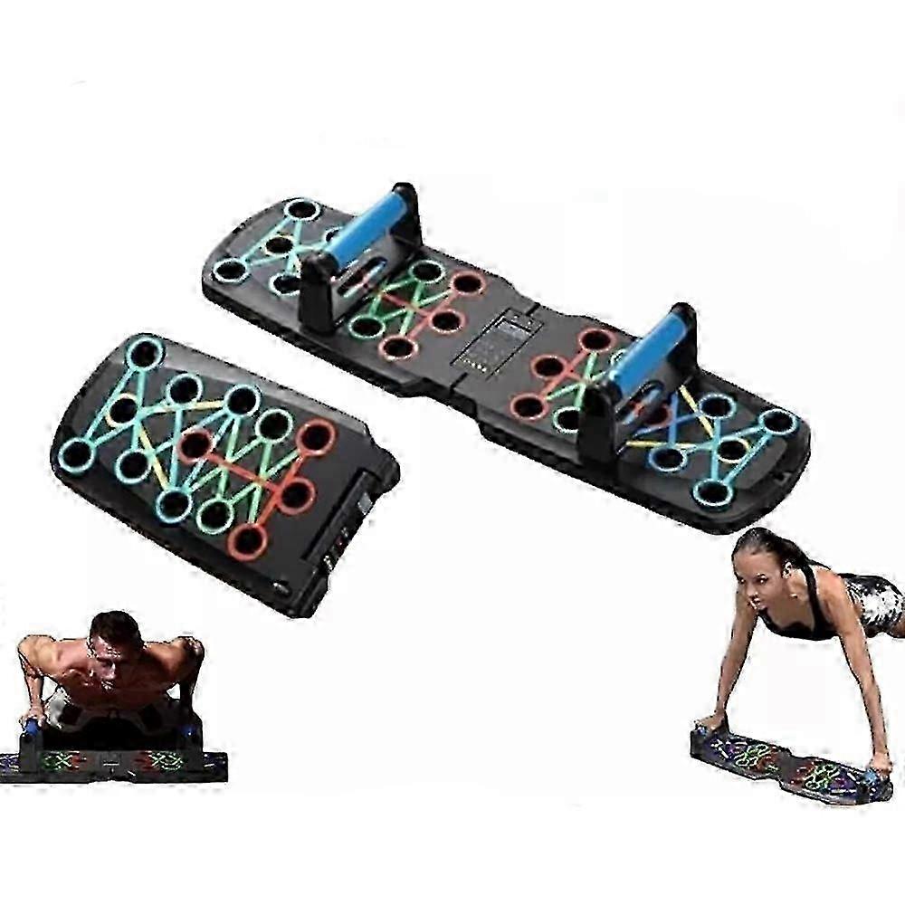 Rocuma Push Up Board, Rocuma πτυσσόμενο pushup board για το γυμναστήριο στο σπίτι --color01