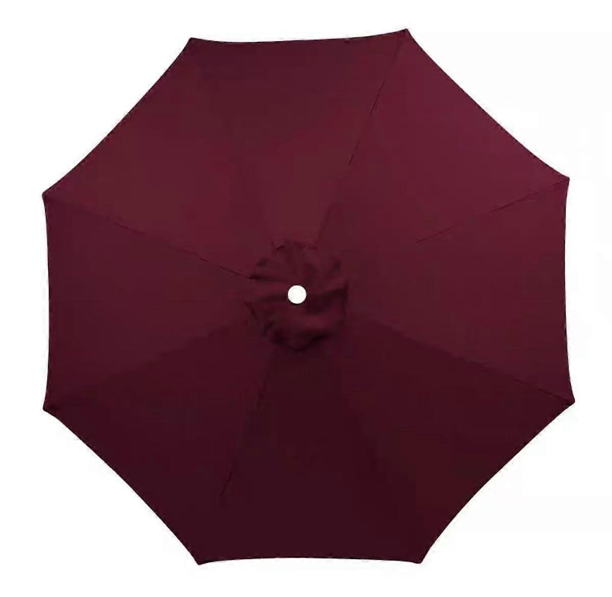 Replacement Canopy, Sun Umbrella Canopy, Deep Red (2m 6 Ribs)
