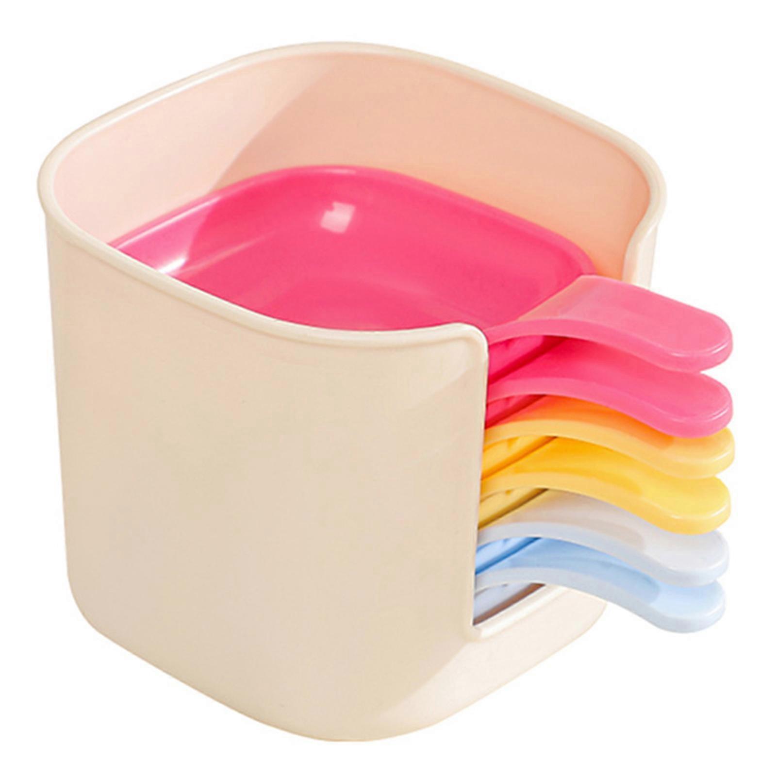 6Pcs Multicolor Sauce Dish Dipping Bowls BBQ Sauce Dishes Mini Appetizer Plates Seasoning Dish