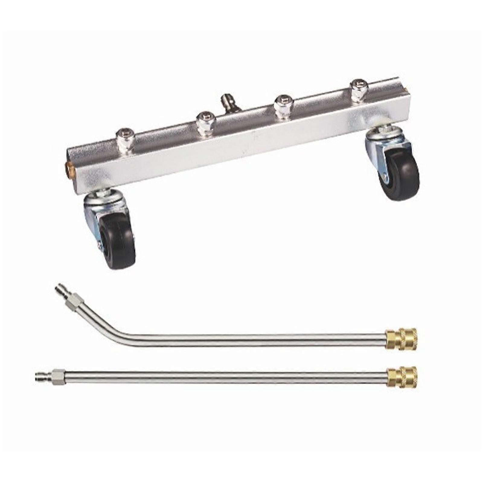 منظف الهيكل السفلي لغسالة الضغط العالمي مقاس 16 بوصة ومرفق مكنسة الماء 1/4 بوصة موصل للضغط Washe متعدد الألوان