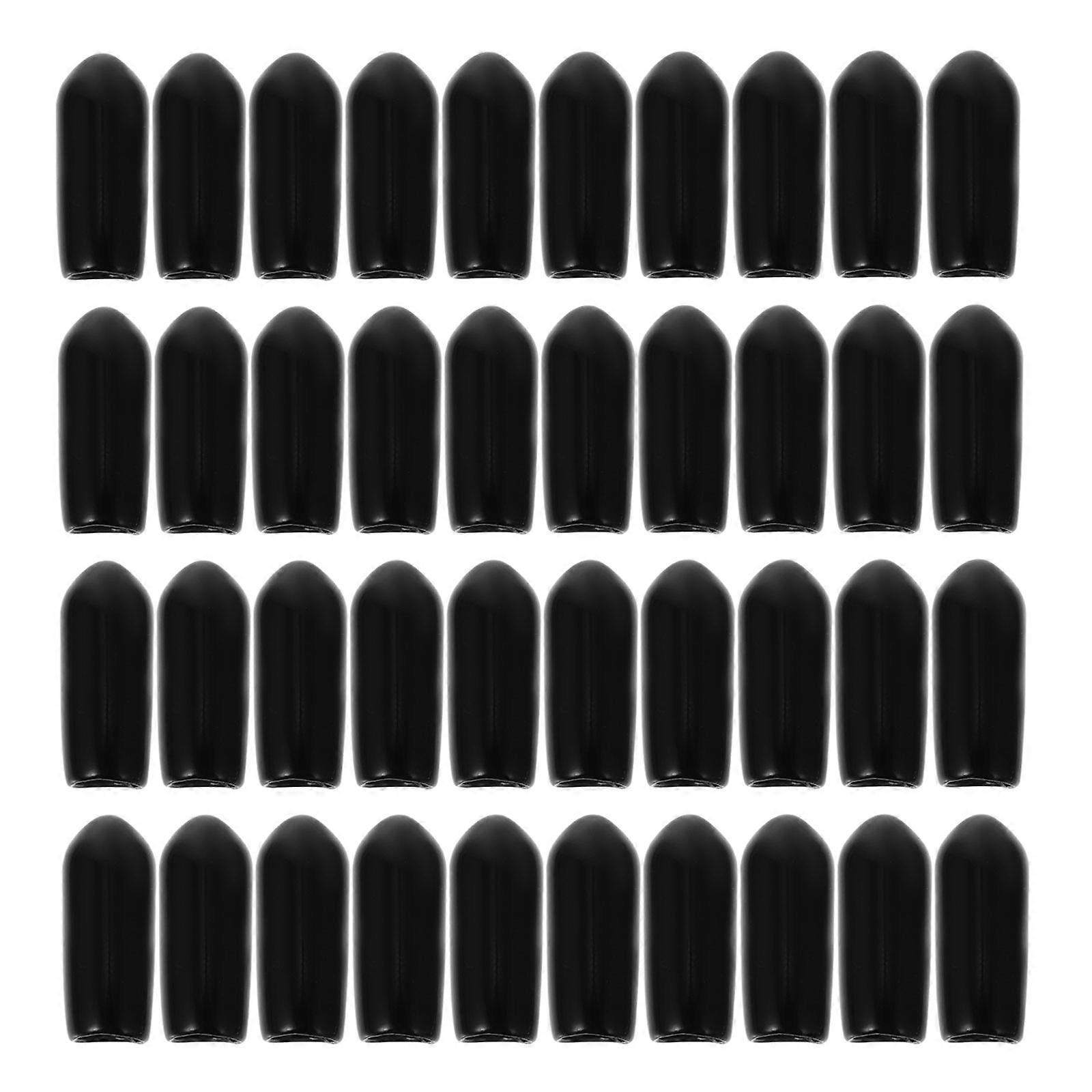 Diy Hair Hoops Rubber Sleeves 100pcs Pack – Comfortable Ending Caps for Hairbands, Accessories & Repair Projects
