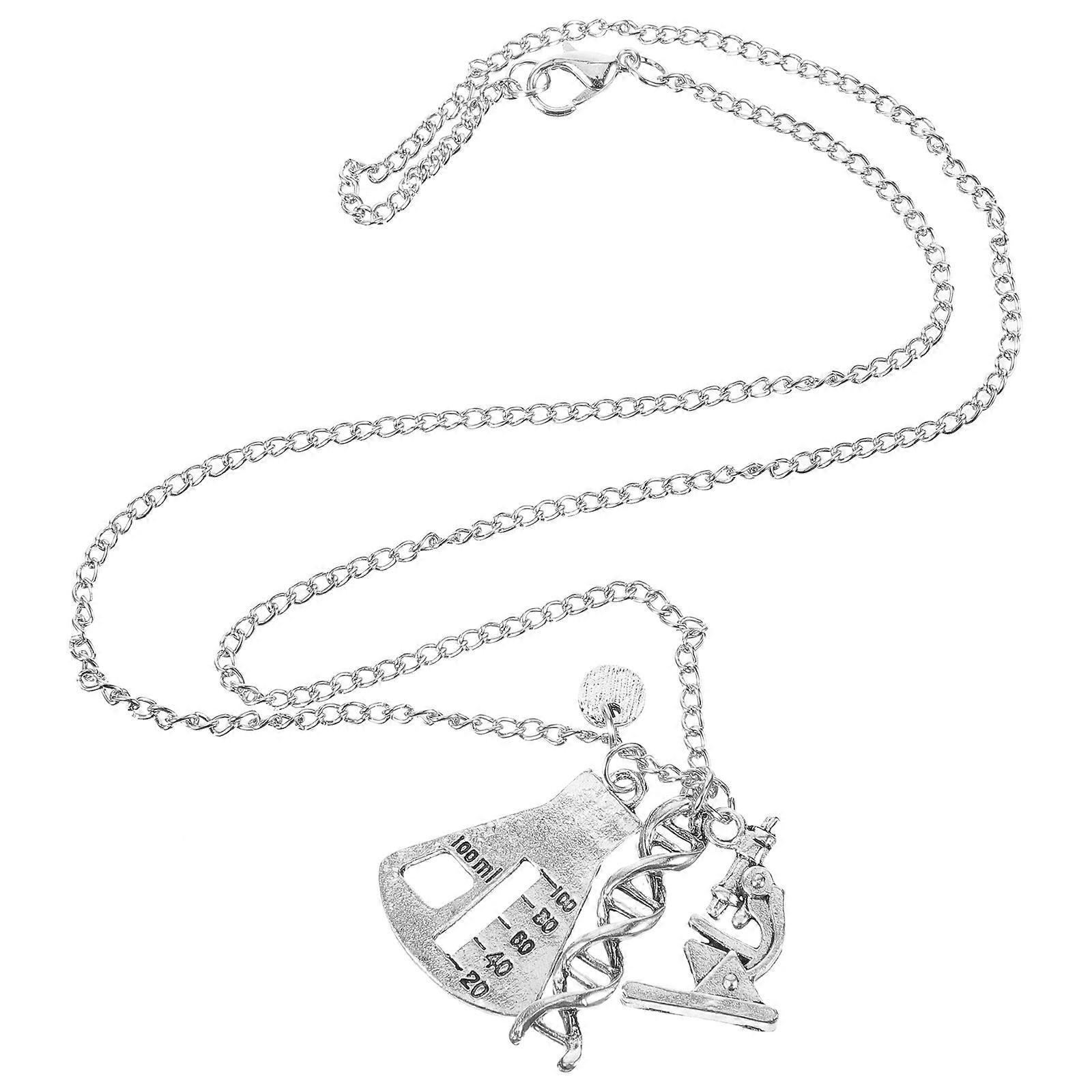 The **Spiral Necklace Structure Pendant** is a unique and meaningful piece of jewelry designed specifically for **science teachers, students, and