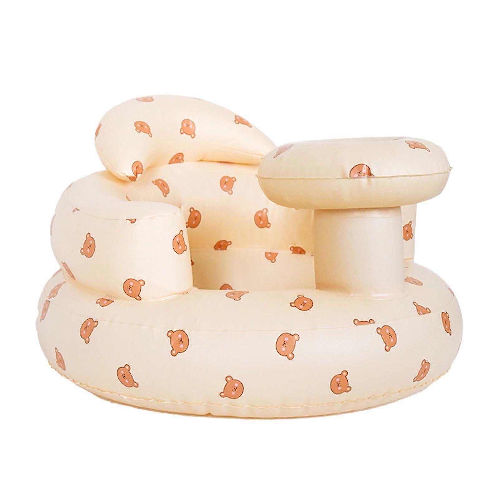 Portable Swimming Chair Inflatable Little Sofa for Pool and Fun Folding Design for Bathtub with Tray