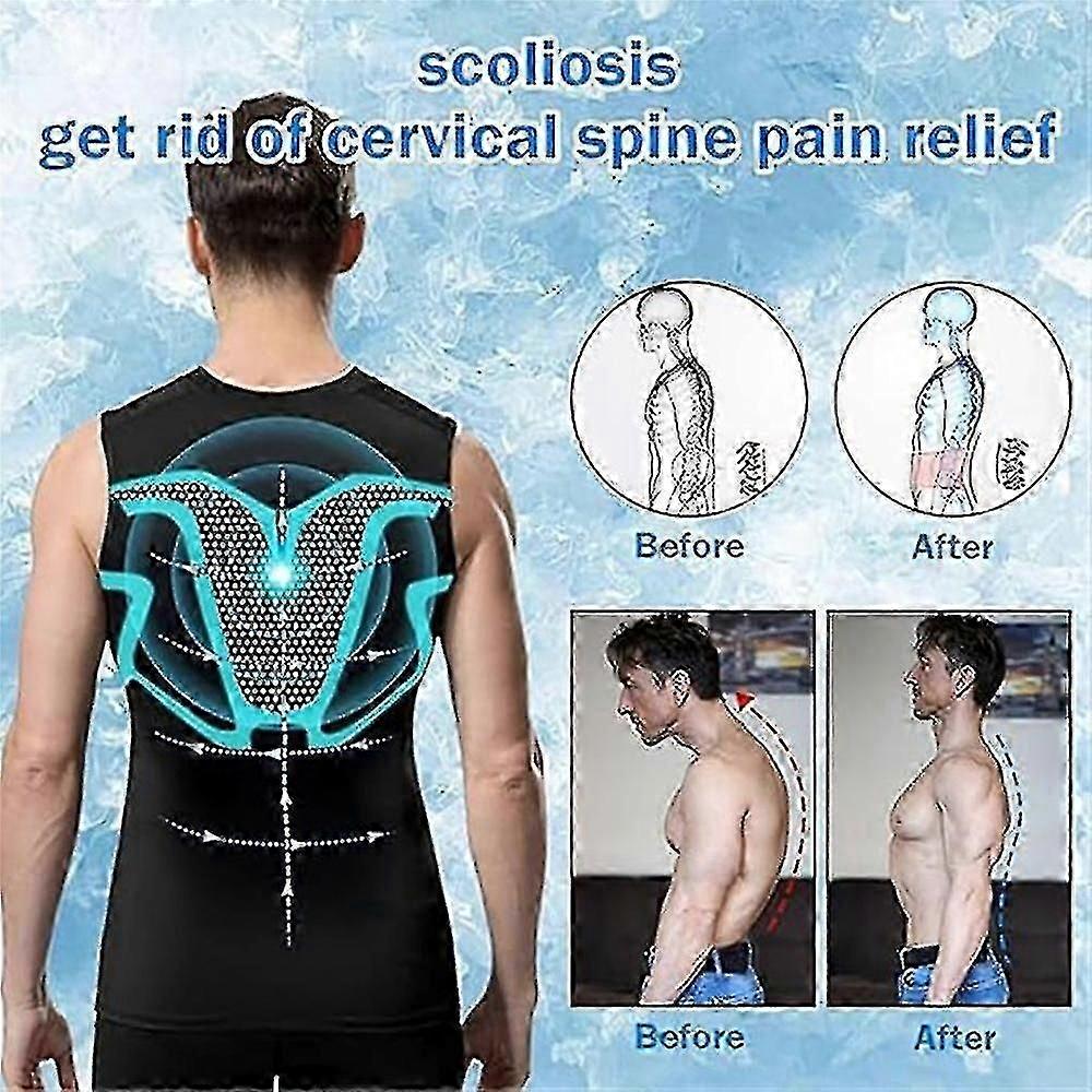 Menionic Tourmaline Posture Corrector Vest, Menionic Tourmaline Posturecorrector Vest,posture Correc