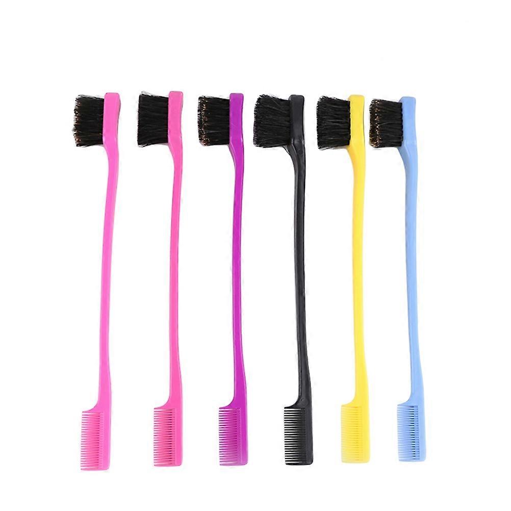 Eyebrows Tool Double Ended Eyebrow Brush For Women Daily Use Random Color 4Pcs