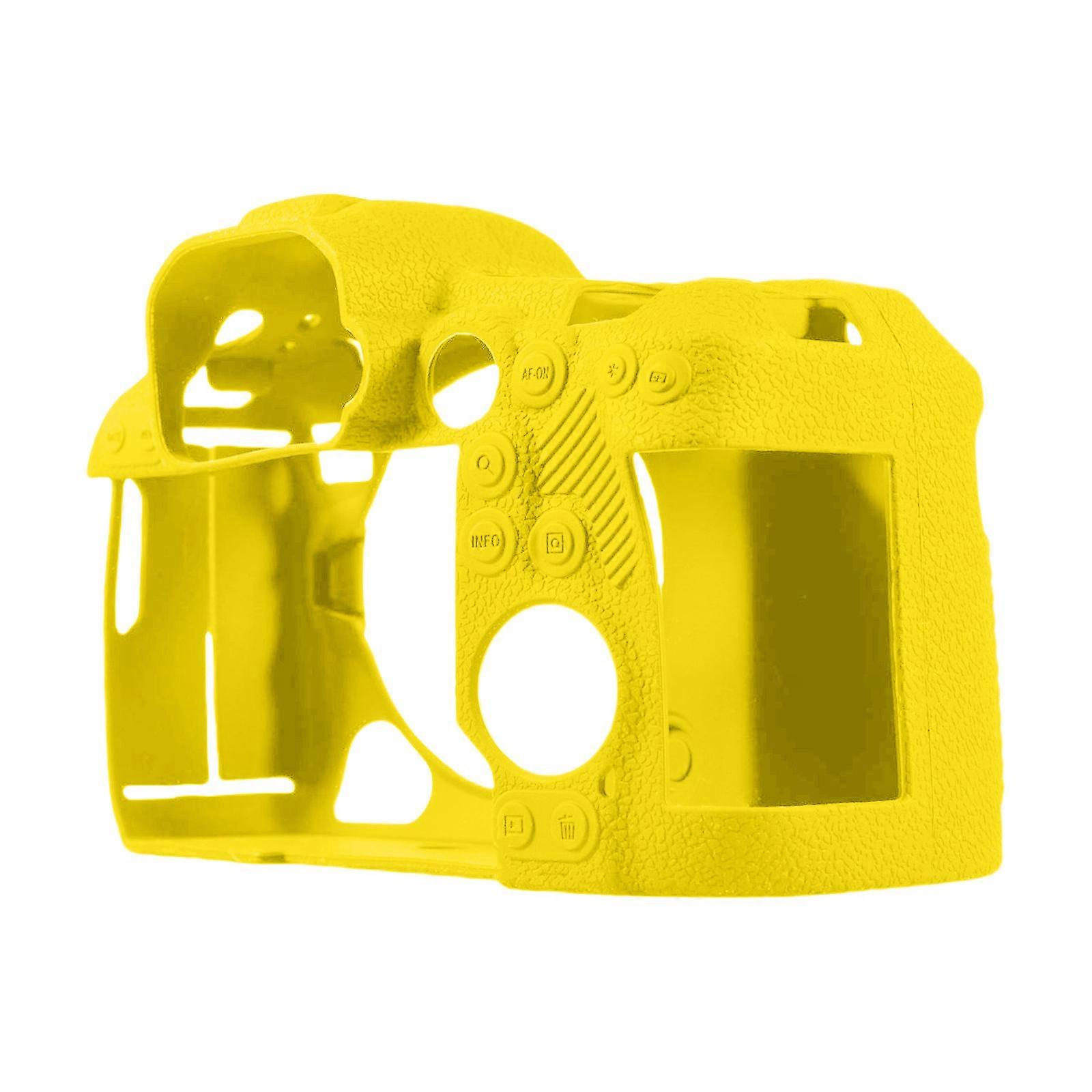 רך סיליקון מצלמה מגן גוף עור עבור R5II מצלמה אבק כיסוי מגן צהוב