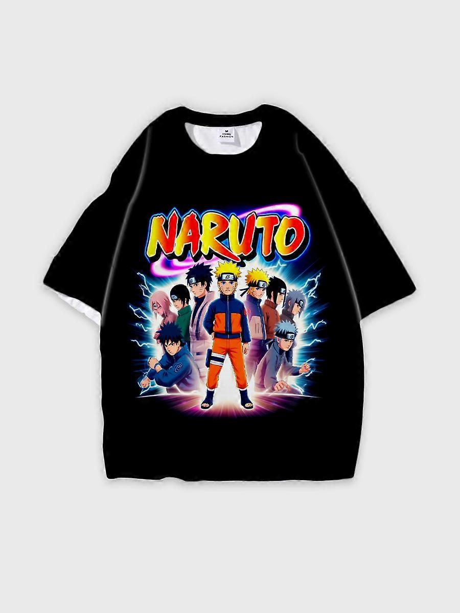 T-shirt round neck Role Pattern loose short sleeve P2587