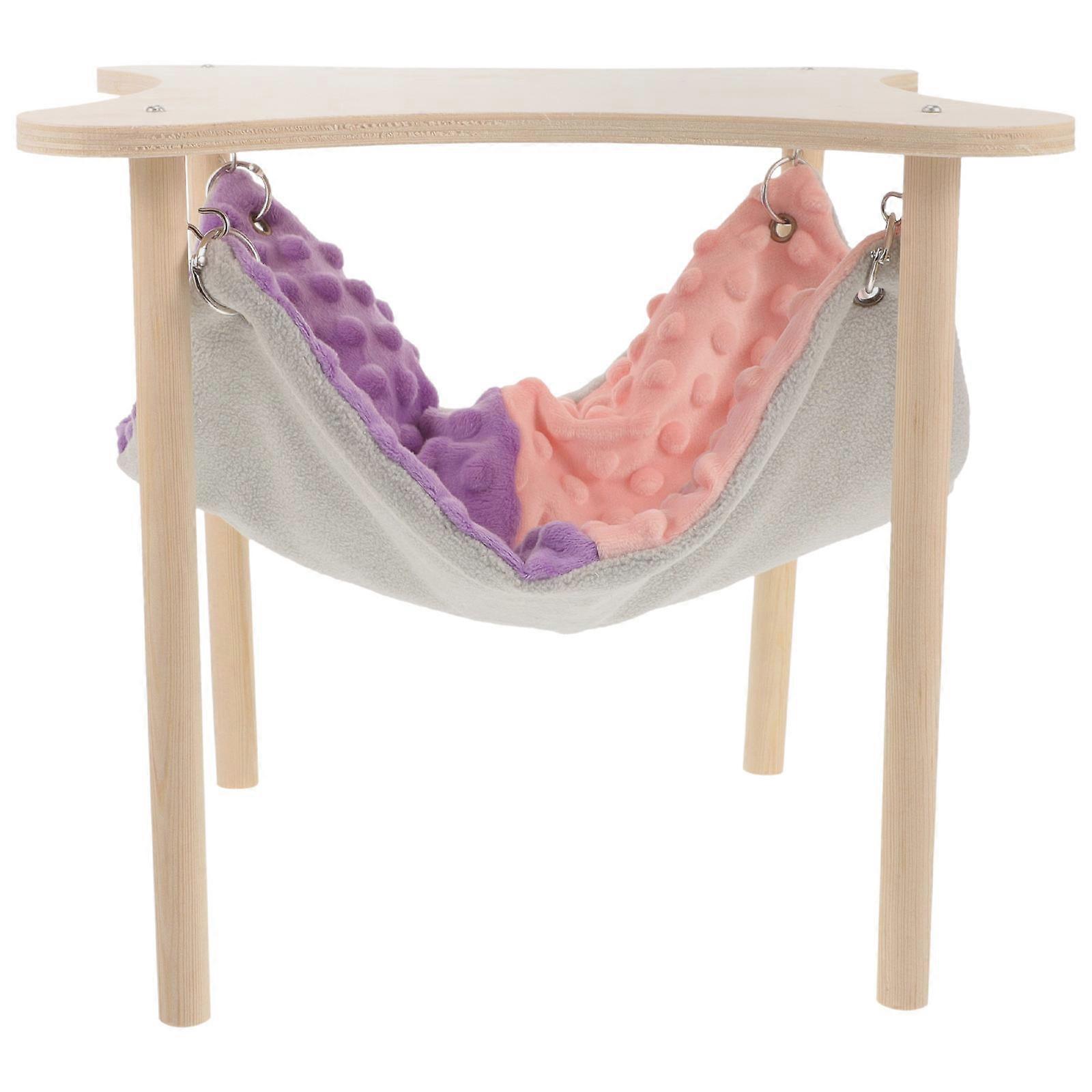 Small Animal Hammock with Platform – Comfortable Cage Bed for Hamsters, Sugar Gliders, Rats, and Guinea Pigs – Easy Clean Pet Nest for Small Pets
