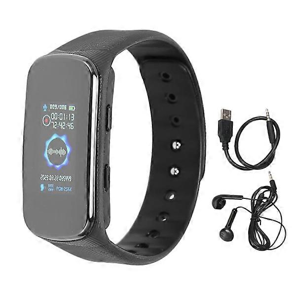 Voice recorder watch noise reduction HIFI MP3 function detachable design voice activated recorder for court 16GB