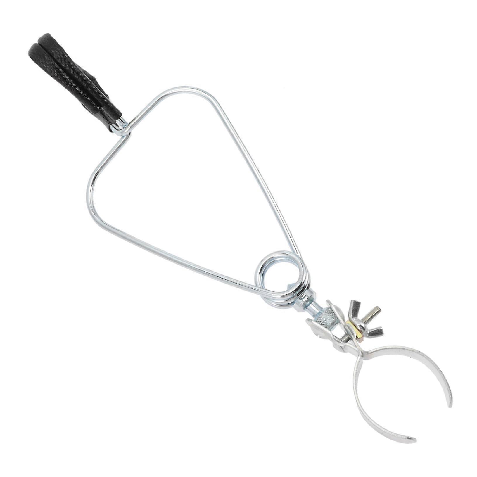 Reptile Light Clip Dome Holder for Reptile Lamps, Adjustable Clamp for Guinea Pig Beds, DIY Lamp Stand, Pack of 1