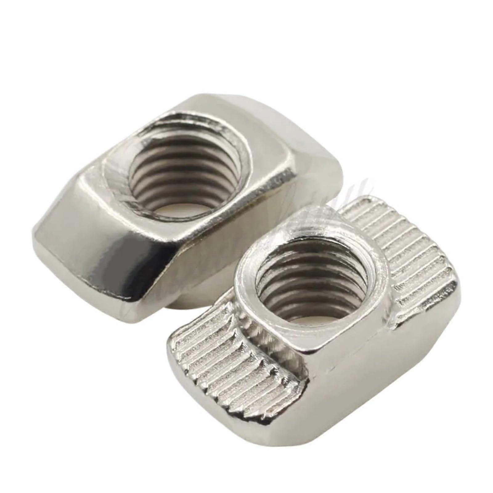 10/20/50/100 pieces M3/M4/M5 * 10 * 6 for 20 series slot Tnut sliding dropin nut fixing (20 pcs, M5) M5 20 pcs.