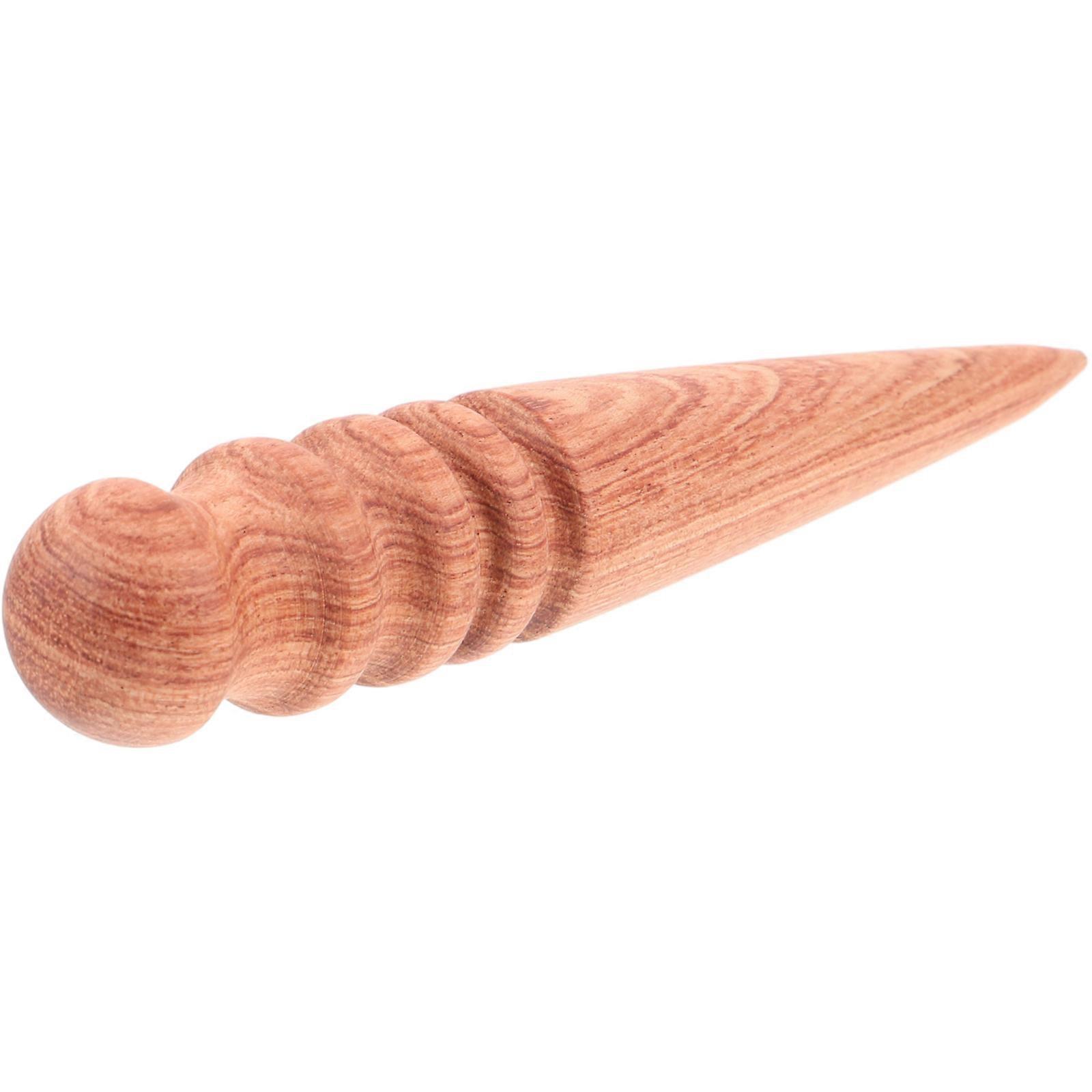 Craft Sandalwood Burnisher Tool for Edge Polishing and Processing Supplies 1 Piece Light