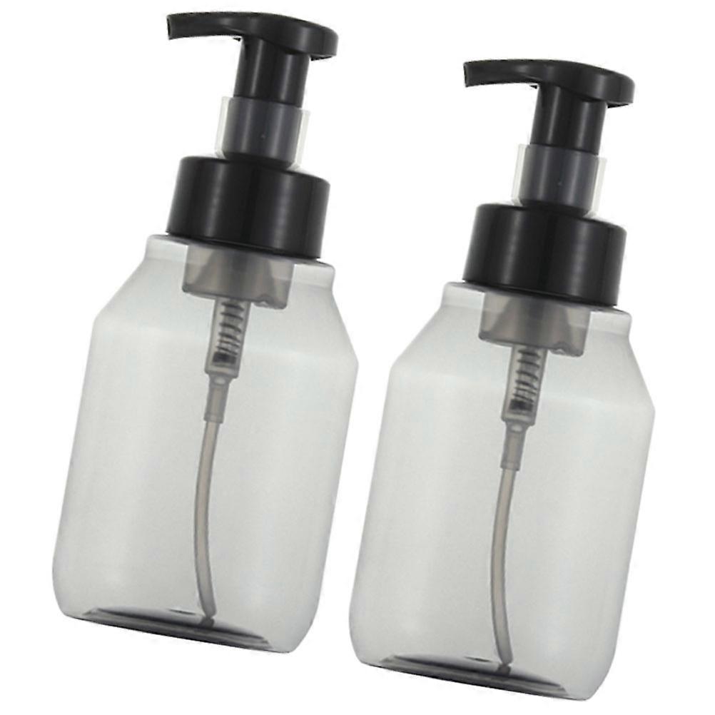 Black Reusable Pump Dispenser Bottles for Travel with 350ml Capacity Safe and Portable PET PP Material