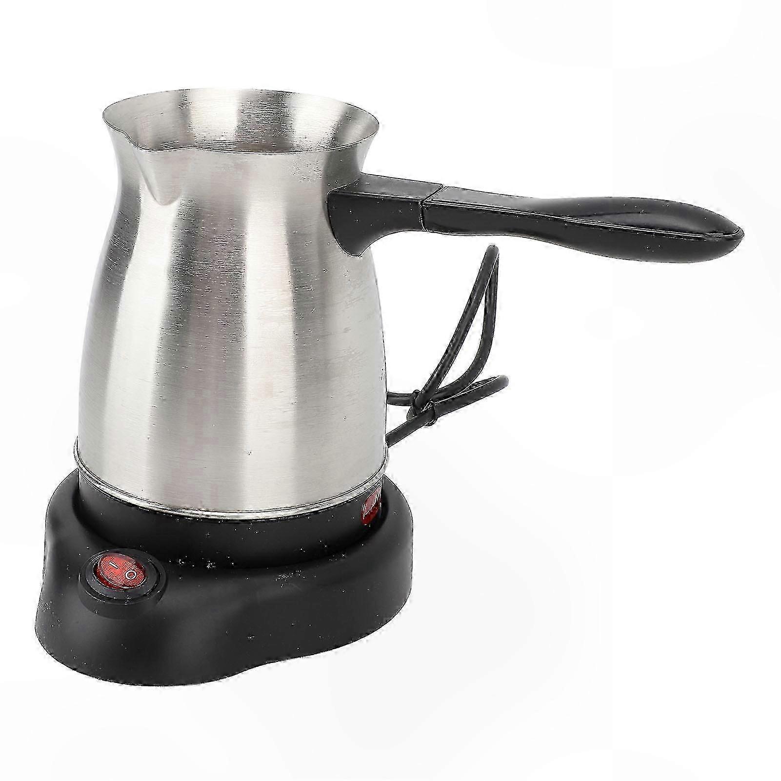 600 ml elektrisk kaffemaskine i rustfrit stål til brygning i tyrkisk stil
