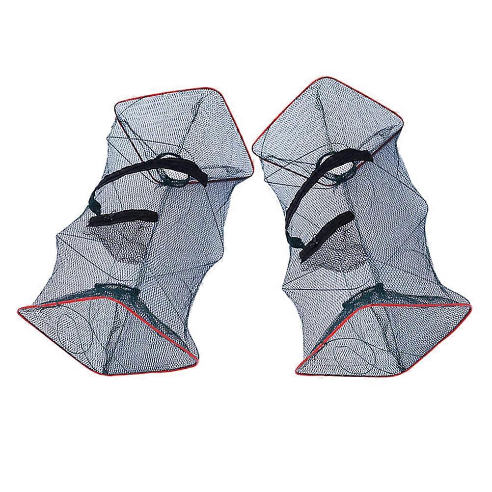 Portable Reusable Shrimp Trap Collapsible Crab Fishing Net for Eels Crawfish Lobster Durable Easy Storage Transport
