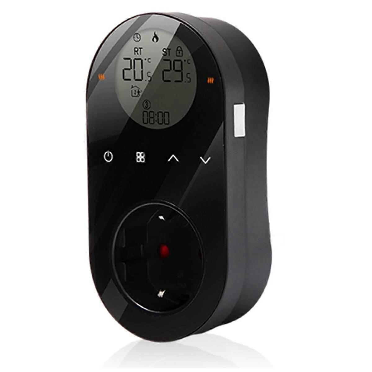 WiFi Smart LED Thermostat Plug Outlet Digital Energy Plug 16A EU Plug