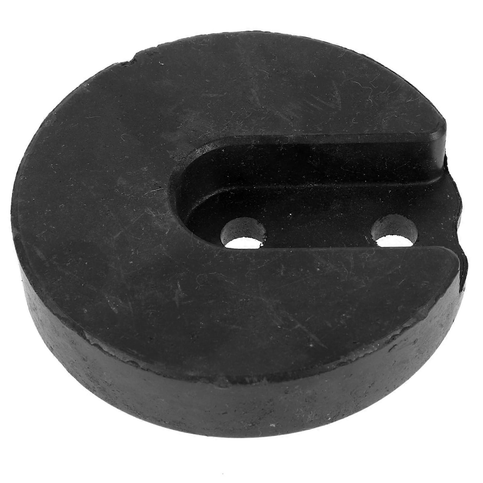 Round Plastic Base for Table Lamps - Reusable Lamp Socket Weight with Cable Passage for Stable Desk Lighting in Bedroom and Living Room