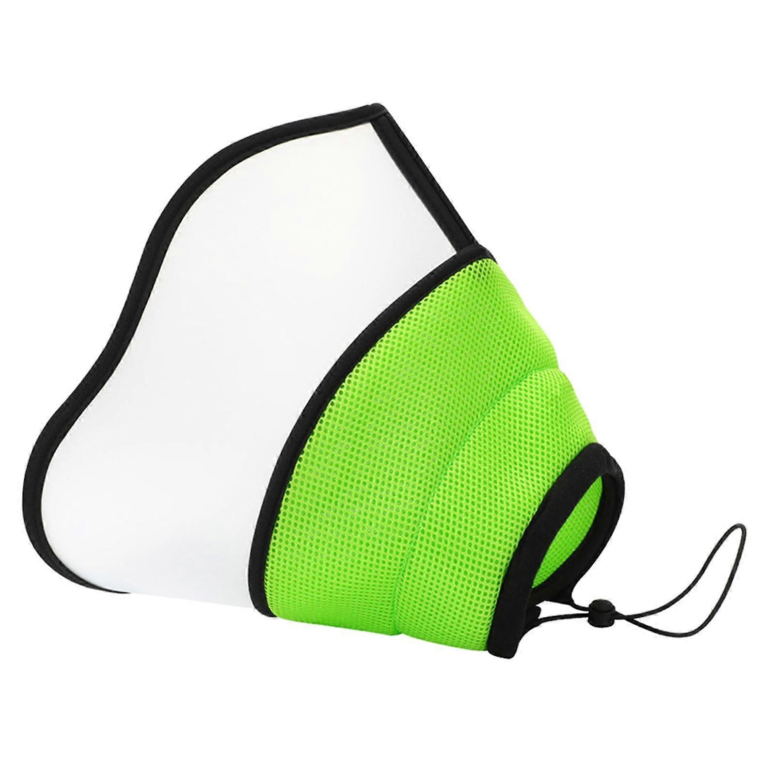 Protective Dog Collar, Adjustable Soft Cone for Recovery, Small to Large Sizes Green XL