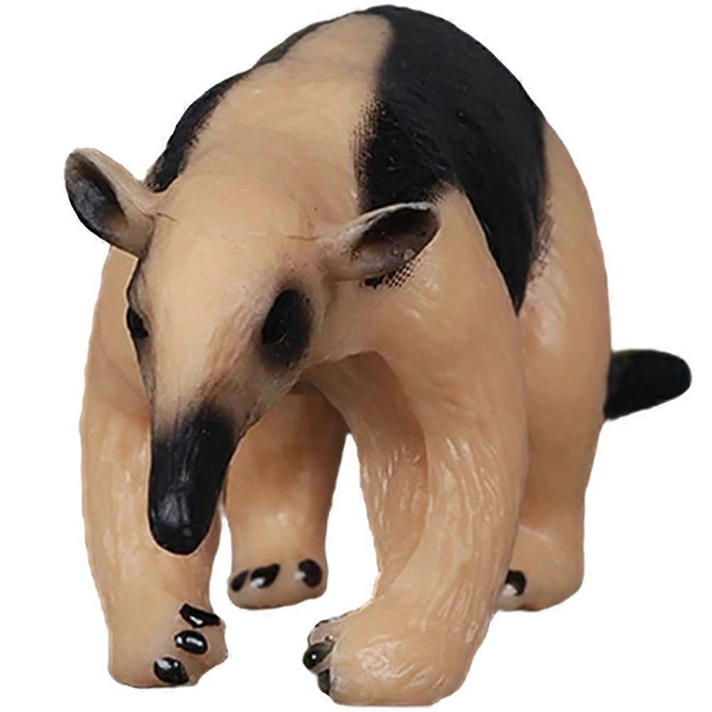 Realistic Anteater Model Miniature Garden Ornament Simple Design 1Set