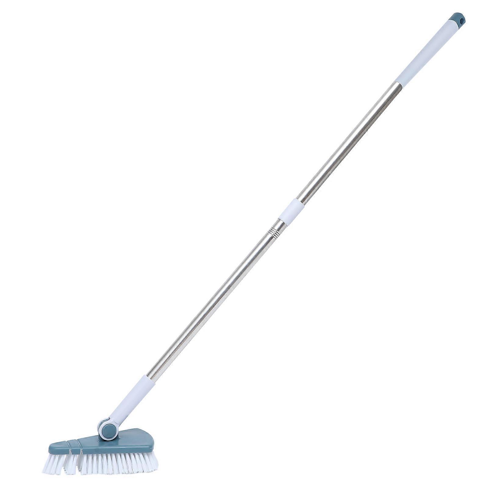 Durable Long Handle Bathroom Floor Brush with Sturdy Scrubber and Hard Bristles for Hard to Reach Corners and Effective Stain Removal
