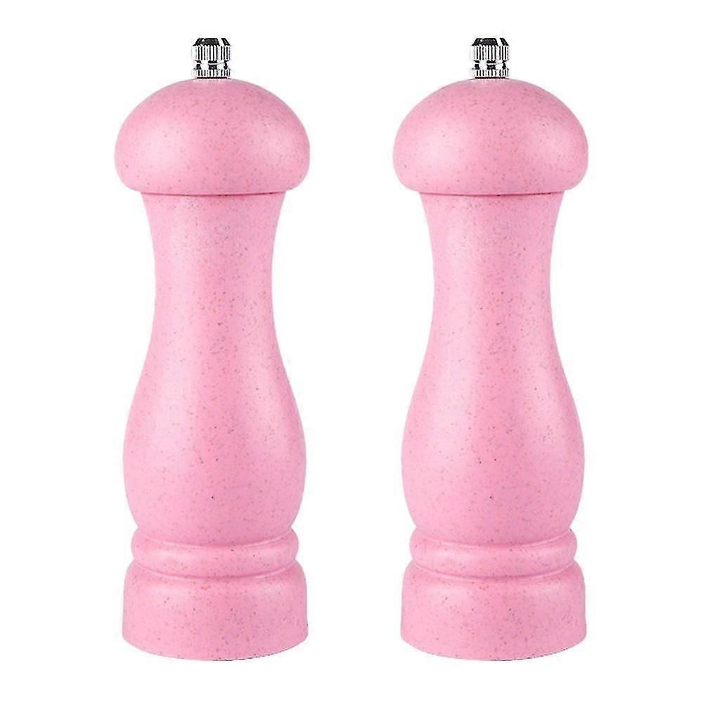 Oak Wood Salt Pepper Grinder Adjustable Coarseness Refillable