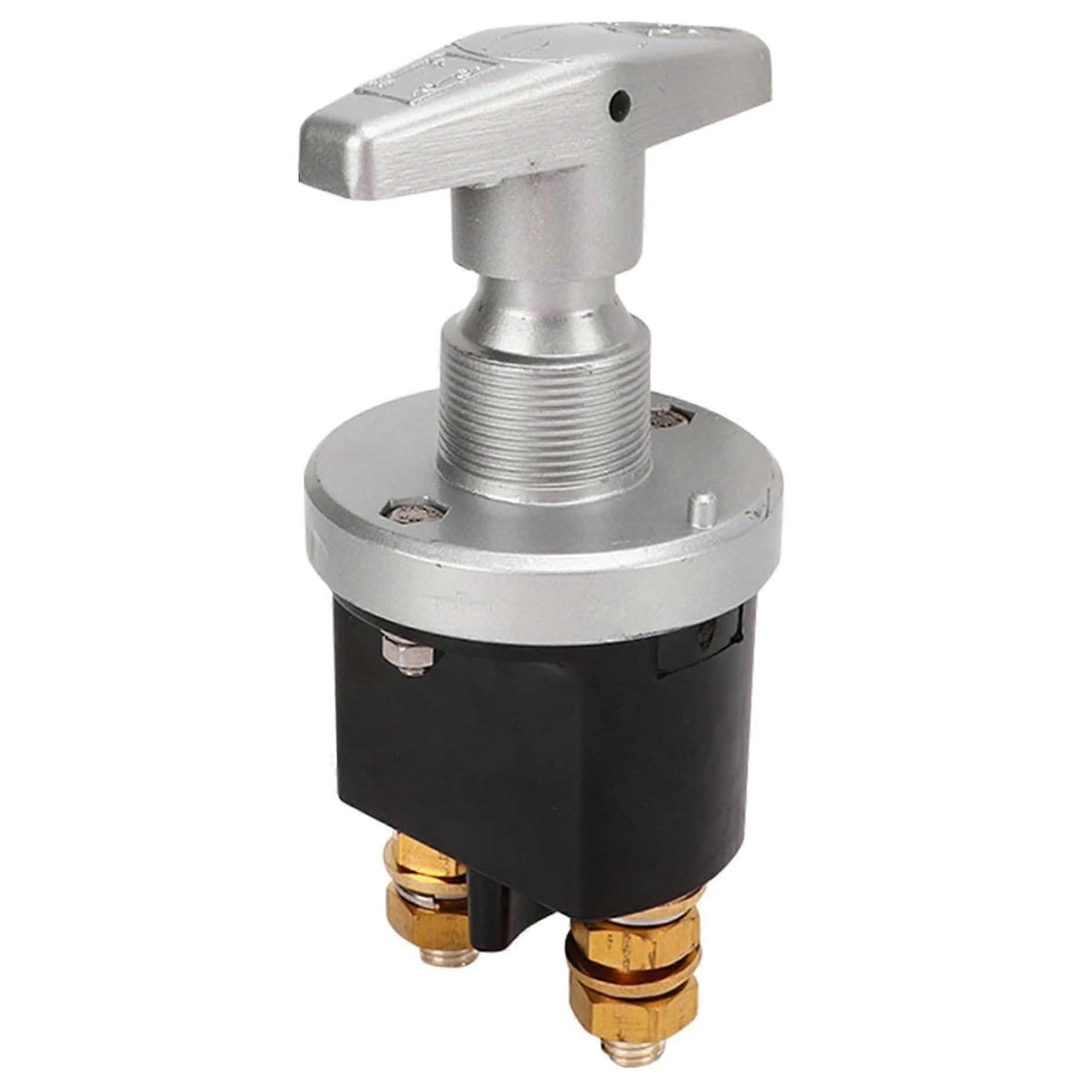 Battery Isolator Switch Waterproof Heavy Duty for RVs, Trailers, Boats - Anti-Theft Power Isolation Switch