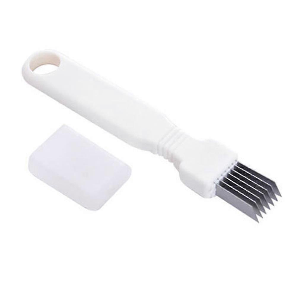 4-Piece Vegetable Chopper Set - Onion/Chive Slicing Tools (White)