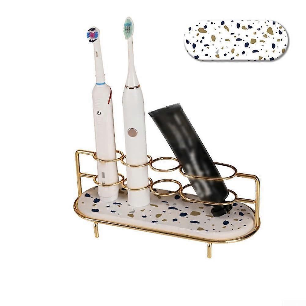 Efficient Water Absorption Toothbrush Stand Quick Dry Diatomaceous Earth Material For Home Bathroom Use