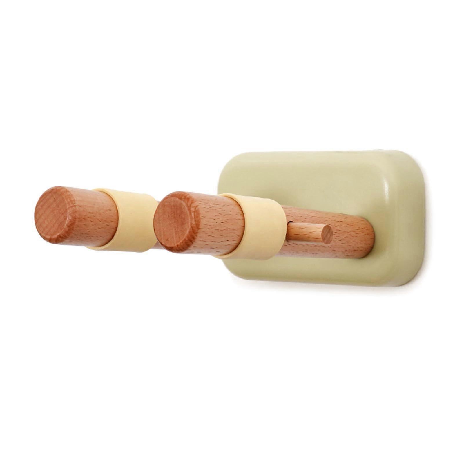 Guitar Wall Mount Hanger for Violin Ukulele Display Stand Heavy-Duty Wooden Hook for String Instruments