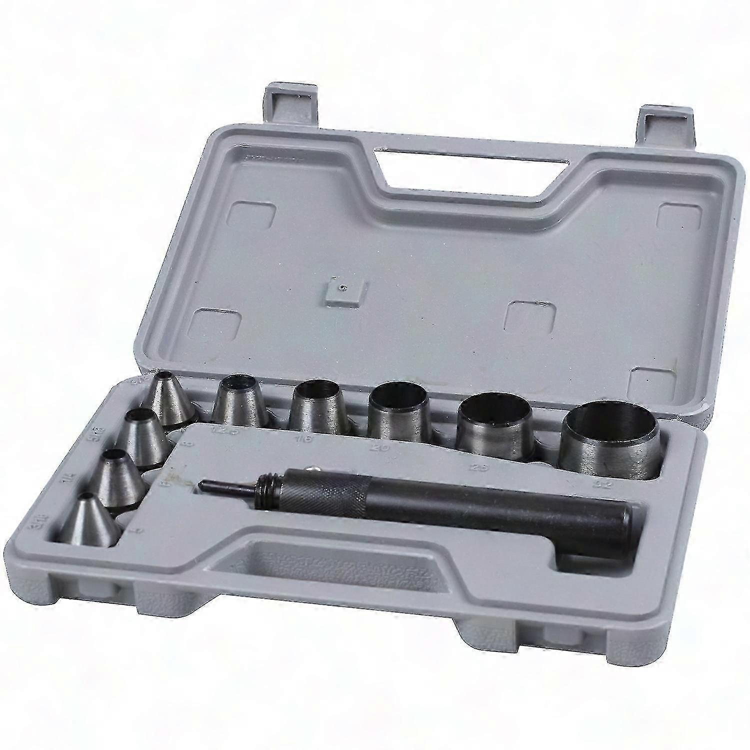 10 قطع الثقيلة جوفاء لكمة كيت مجموعة طوقا الجلود المطاط اللكم دي الجلود تثقيب H