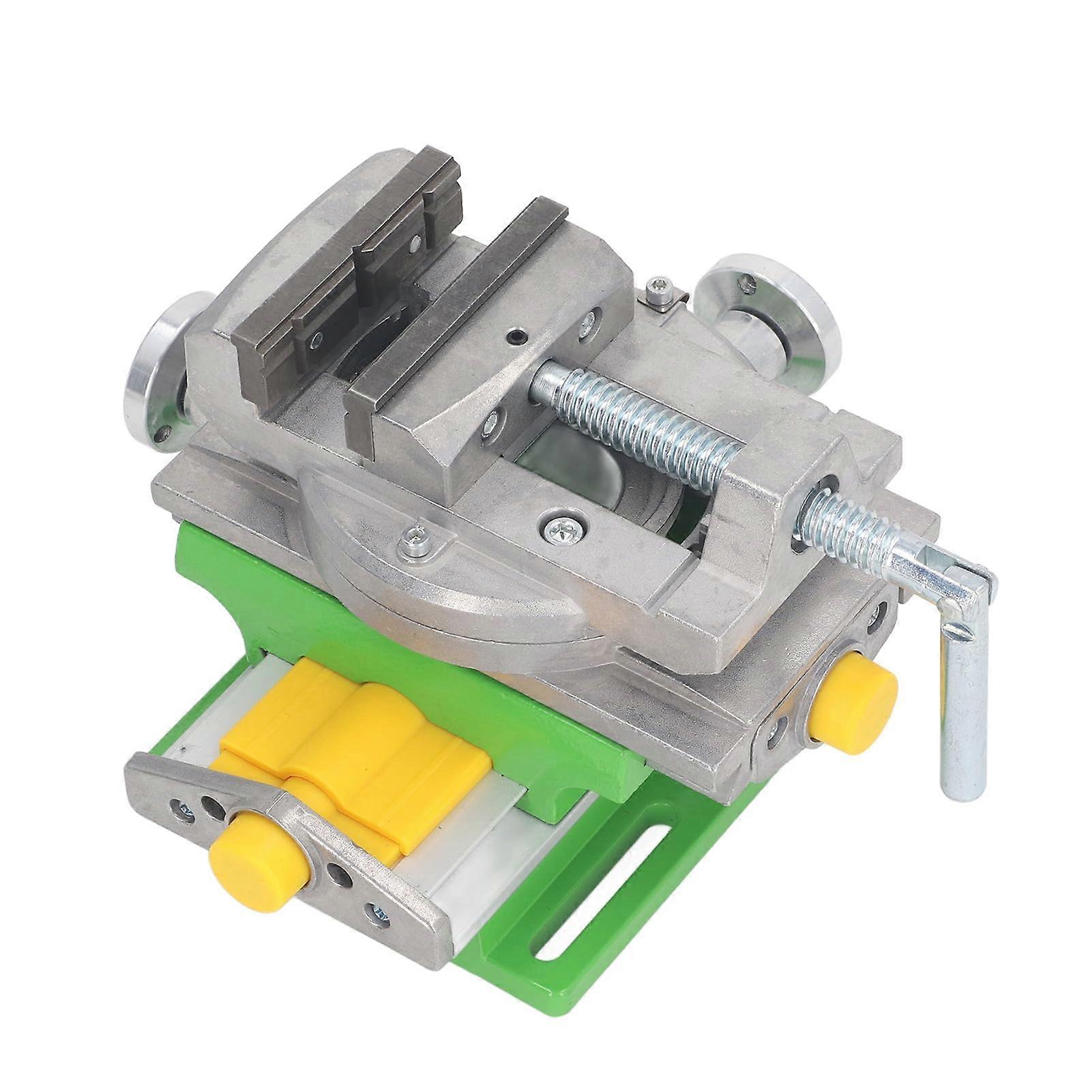 Cross Slide Vice 0-77mm Clamping Range XY Composite Vise Milling High-Precision Machining Heavy-Duty Workshop Vise