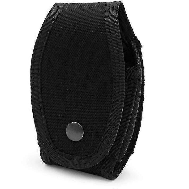 Black Handcuff Holder & Snap Sheath Holster Pouch with Belt Loop - Durable Cuff Case Compatible with UNOIU for Law Enforcement