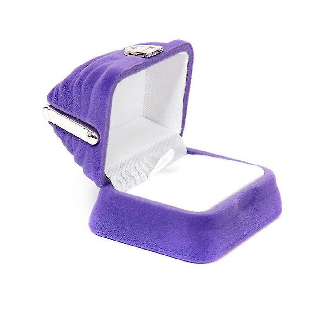 Flannel Ring Storage Box Creative Jewelry Organizer 1 Set