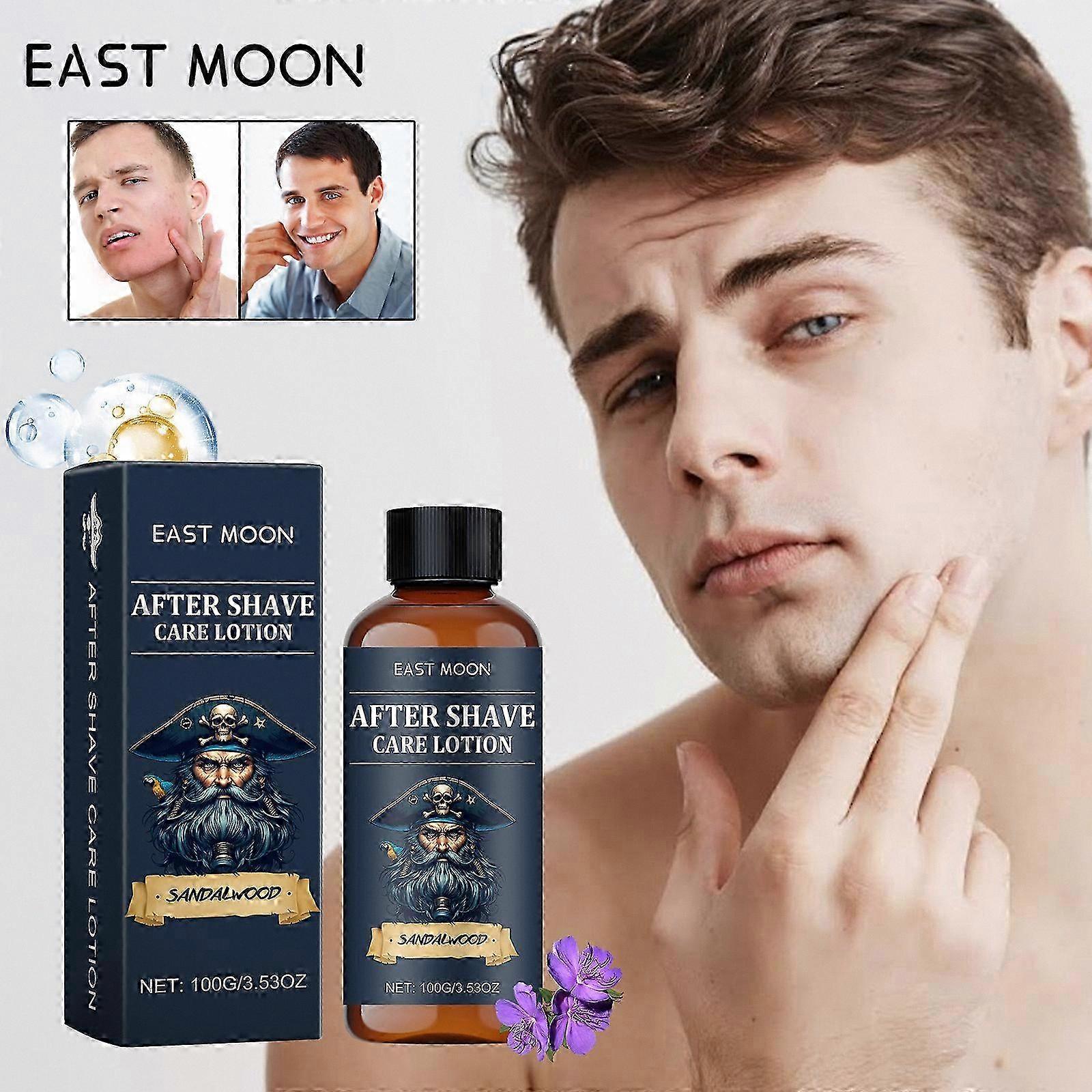 Men's After Shave Moisturizing Balm, Soothing Face Lotion for Post Shave Care, Reduces Razor Burn
