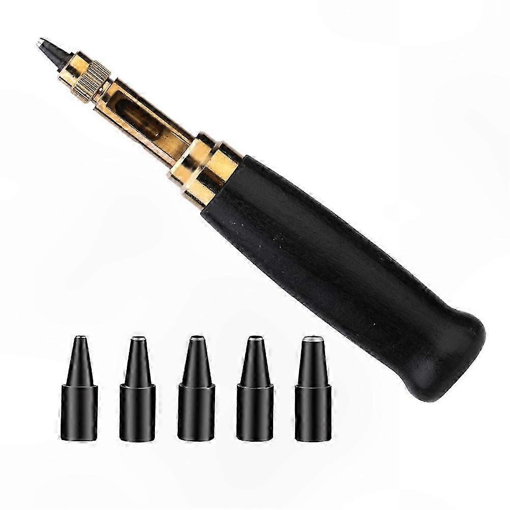 Precision Hole Punch for Interchangeable Belts in Black