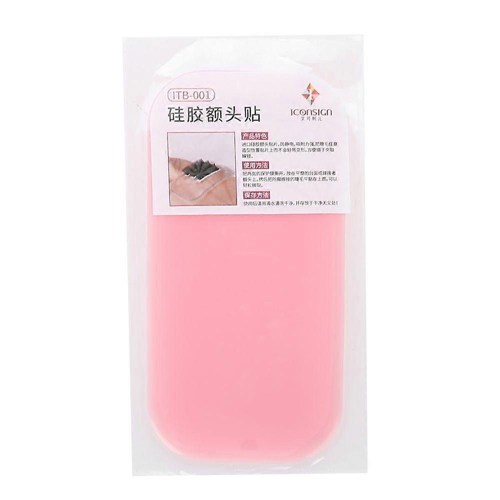 Grafting Eyelashes Silicone Pads Planting Eyelashes Forehead Pads Eyelashes Extension Tool Pink