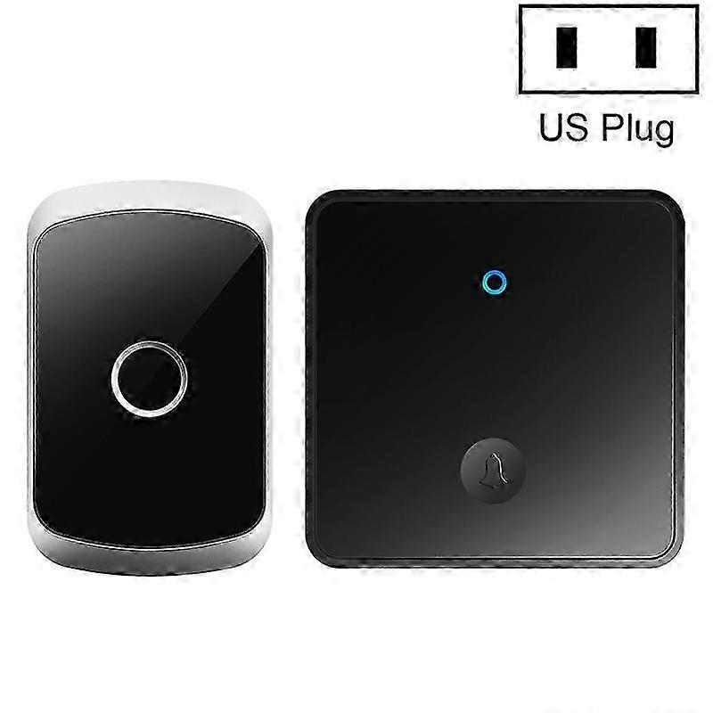 CACAZI FA50 1 For 1 Push-button Self-generating Wireless Doorbell, Plug:US Plug 2025